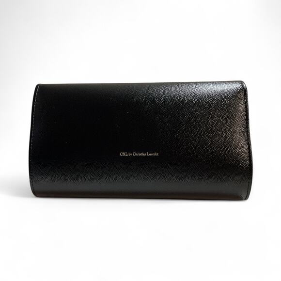 CXL BY Christian Lacroix Clutch Chain Purse Bag Black - Picture 3 of 8